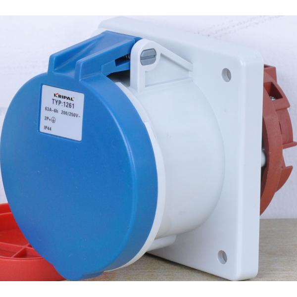 IP44 Protection Grade Industrial Power Socket / 32 Amp Industrial Socket