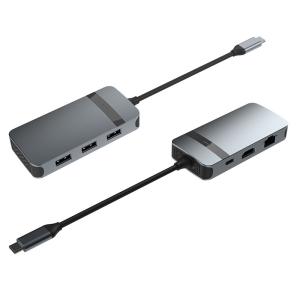 Cheap Hdmi Usb C Hub Multiport Adapter Network Multiport Adapter USB 3.0 Port 6 In 1 for sale
