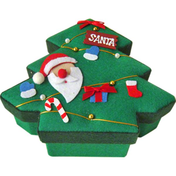 Quality Green Christmas Tree Shape Custom Toy Packaging Boxes Decorative wholesale