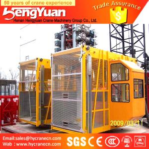Cheap Single Cage and Double Cages Construction cargo lift for sale