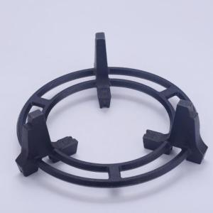 Black Round 255mm Diameter Pan Supports with Three Supports