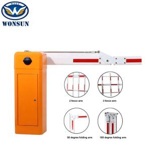 2mm Cold Rolled Sheet Vehicle Barrier Gate with DC24V Voltage and -30C- 65C Operating Temperature