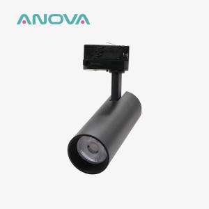 Aluminum Dimmable LED Track Light 15W 3 Phase 4 Wires Dimmable Track Lighting