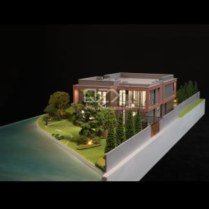 Cheap 1:50 Scale Realistic Villa Model with Illumination for sale