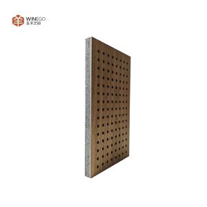 High Fire-Resistant Perforated Acoustic Panel Safe for Public Spaces Wall and