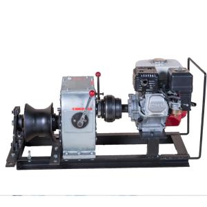 Cheap Fast Speed 3 Ton Cable Winch For Power Construction With Honda Engine for sale