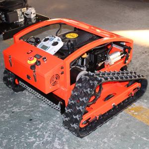 China Supply Rubber Crawler Robot Gasoline Self Propelled Garden Remote Control