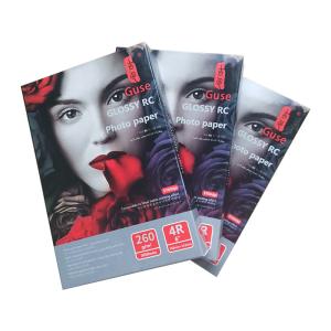 260gsm 4R Glossy Photo Paper Double Side Resin Coating Waterproof