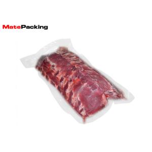 Three Side Seal Vacuum Seal Food Bags Transparent For Meat / Sausage Packaging