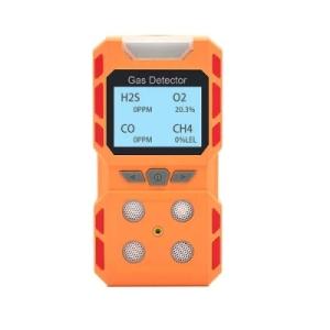 China OEM ODM  4 In 1 Portable Gas Detector O2 Co H2s Lel Natural Gas Tester on sale