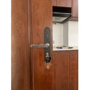 Slim Body Fingerprint Password TTlock App Controlled Door Lock with 4 pcs AAA