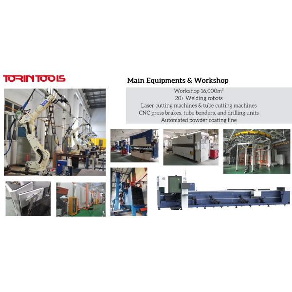 Torin LK74 Large Welded Mesh Powder Coated Finish Folding Forklift Metal Safety Cage