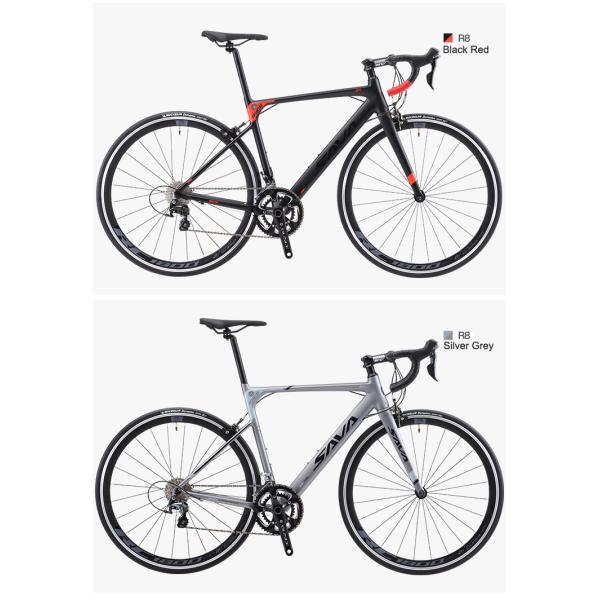 SAVA R8 Unisex Aluminum Alloy Bicycle 110kg Load Capacity 1.2m Length