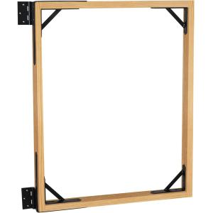 Anti Sag Gate Kit Heavy Duty Fence Gate Frame Kit Triangle Bracket for Structure