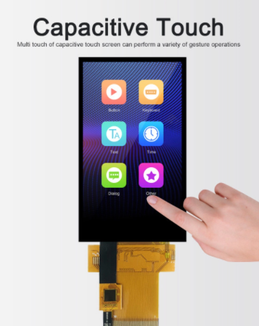 Cheap 3.97 Inch IPS TFT LCD Display with MCU 16bit Interface 16.7M Colors and NT35510 Driver IC for sale