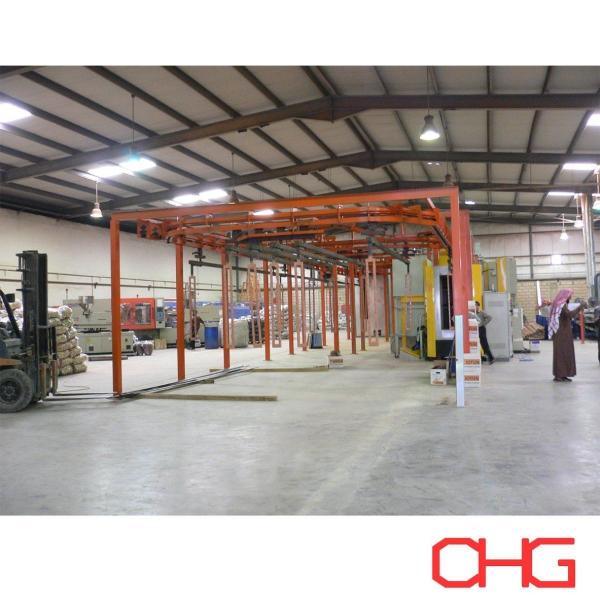 Customizable Powder Coating Machine for Profiles with Electrostatic Spray Guns