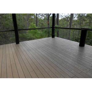 Cheap Dimensional Stability Plastic Decking Boards , Recyclable Wood Plastic Composite Decking for sale