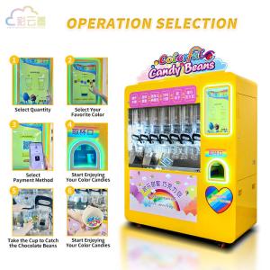 Cheap Fully Automatic Candy Beans Vending Machine Removable Top Easy Refilling for sale