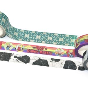 Wholesale Colorful Printing Acrylic Tape Decorative Custom Washi Tape Suppliers