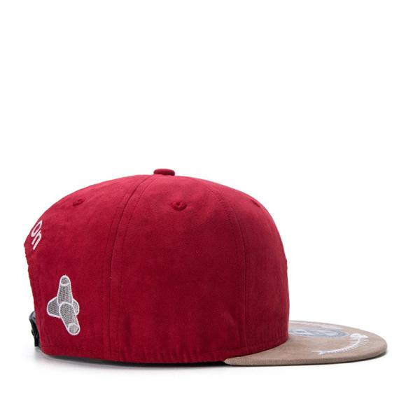 custom Hot sale simple cute suede snapback cap wholesale flat brim hip hop hat size:57-62cm color: blue