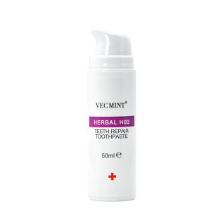 Hot Sale VECMINT Herbal H03 Teeth Repair Toothpaste - 50ml, Ideal for Daily Teeth Maintenance