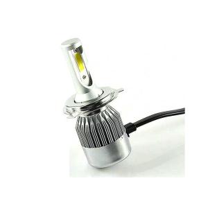 H4 Hi/Lo Beam C6 Led Headlight 72W 7600LM Auto LED Headlamp 6000K