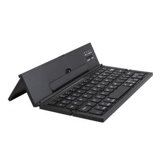 Aluminum Alloy Folding Bluetooth Keyboard Rechargeable With CE ROHS Approval