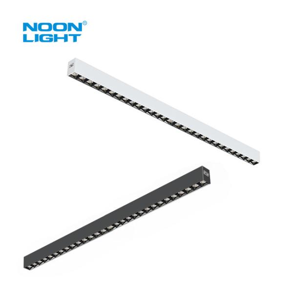 50 000 Hour Lifespan LED Trunking Linear Luminaires Iron and Acrylic for Long