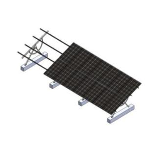 Photovoltaic Fixing Bracket Solar Mounting System , Landscape Solar Panel