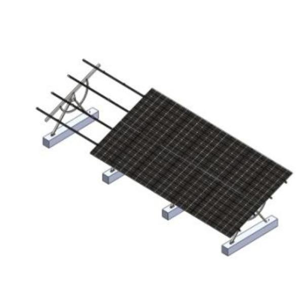 Photovoltaic Fixing Bracket Solar Mounting System , Landscape Solar Panel