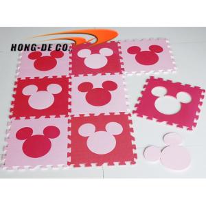 Shock Absorbent Cross Texture 30*30cm Puzzle Foam Mat