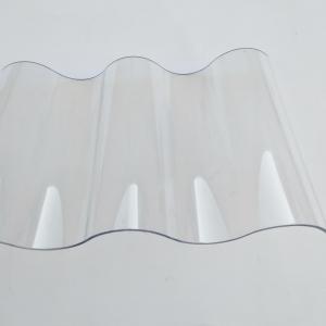 6mm 8mm Polycarbonate Corrugated Sheet Ultra Strong UV Protection
