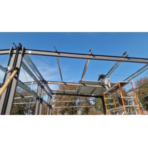 Custom Steel Structure Warehouse with Galvanized Portal Frame