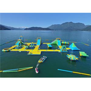 Attractivce Giant Inflatable Floating Water Park LW 48m*38m Eco Friendly For All