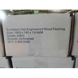 Raw Oak Engineered Timber Flooring To Australia, ABC Grade