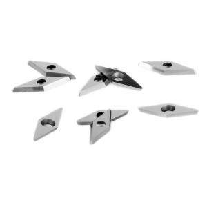 Diamond Cutting Edge Carbide Woodturning Cutters 10pcs with screws Standard