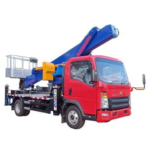 China China   HOWO 4*2 New Diesel  High-Temperature Resistant AWP | Hydraulic Boom Lift for Oilfield & Pipeline Maintenance on sale