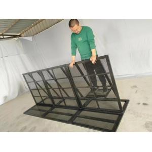 Folding 1x1M Welded Crowd Control Fence Barrier For Music Festival