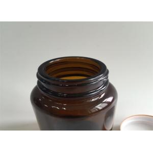 60ml Glass Brown Medicine Bottles AS And PP Material With Aluminium Screw Cap
