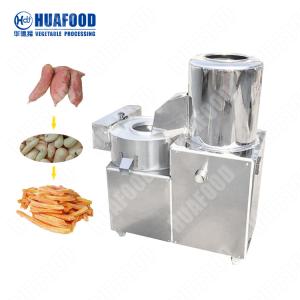 Multi function automatic sweet potato peeling and cutting processing machine