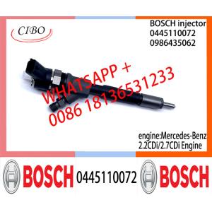 BOSCH 0445110072 Common Rail Injector 0445110071 0986435061 0445110072