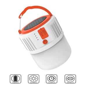 Multifunctional IP45 Solar Powered Portable Lights Solar Rechargeable Emergency