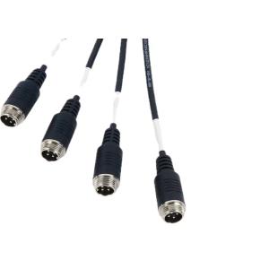 ODM / OEM Low Loss Industrial Wire Harness Four In One For Semiconductor Device