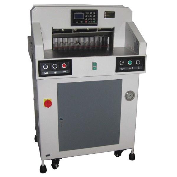 Quality Electric Automatic Programmable Guillotine Paper Cutter 490mm Cutting Size wholesale