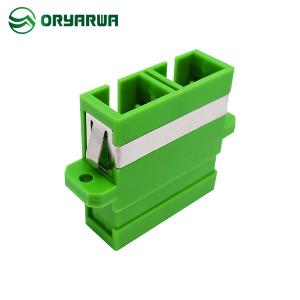 Flange Welding Formed SC APC Adapter CATV Duplex SC Fiber Coupler