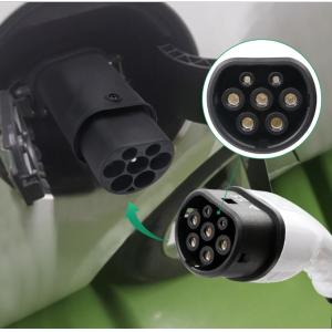 J1772 Ev Charging Connector Evse Adapter Type 2 To Type 1 Tesla Ev Car Charger
