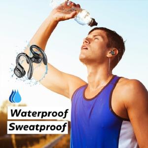 Waterproof Wireless Bluetooth Earphone Dual Mic TWS Noise Cancelling 400mAh