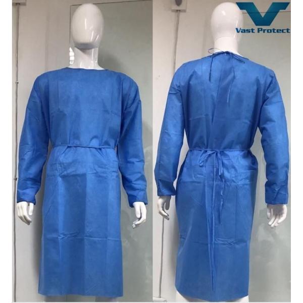 Quality VASTPROTECT-501 SMS Isolation Gown with Anti-Bacterial and Fluid Resistant Properties wholesale