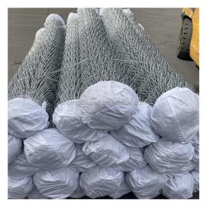 Galvanized PVC Coated Chain Link Fence Wire Mesh 100 Ft Roll for Open Size 25