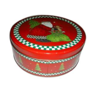 Metal Round Tin Cans For Food Packing Beautiful Printed Personalized Design